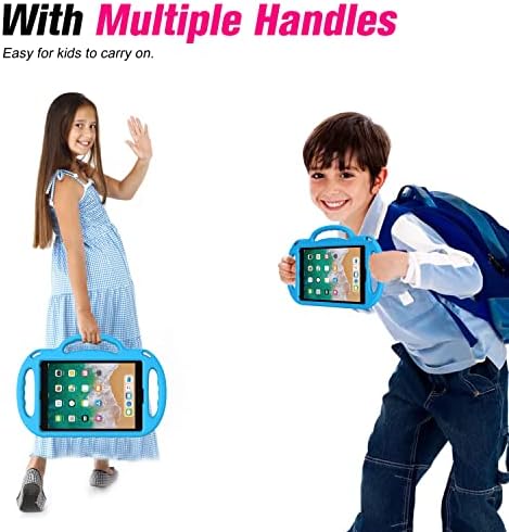 Etopxizu iPad 9.7 Caso infantil, para iPad 6/5ª geração, iPad Air 2 & 1 com alça de ombro, choque