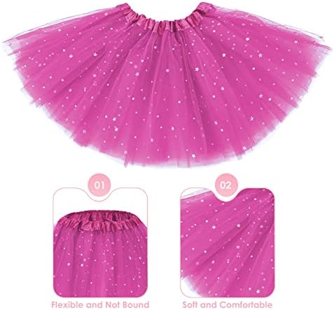 Girls tutu Saias de balé fofo para crianças 3 camadas TULLE TUTUS PRINCESS DRESS