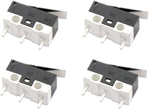 Berrysun Micro Switches 10/20pcs mk7 mk8 interruptor de botão de plugue limite AC 1A 125V 2A 125V 3D Switch de impressora Micro Switch