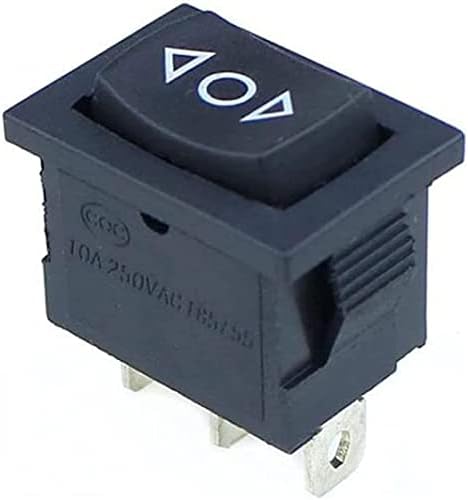 Botão AGOUNOD POWER SUXTRO 1PCS KCD1 Mini preto 3 pinos/6 pinos On/Off/On Rocker Switch AC 6A/250V10A/125V
