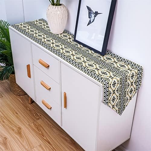 Jahh Style Style Geométrico Mesa de padrões Runner Decoração de casamento Toneira de mesa e Placemat Table Decor