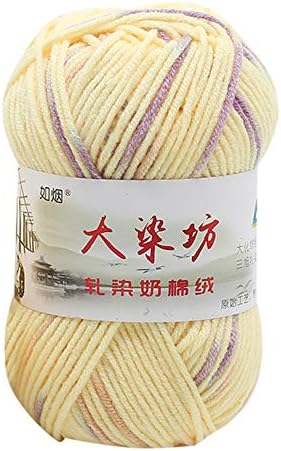 Tricô 1pc Baby lã robusta 50g colorido malha de malha de algodão de algodão home têxteis robustos