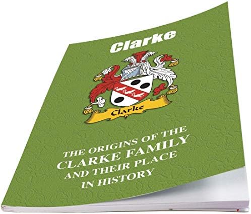 I Luv Ltd Clarke Inglês Livreto de História da Família com breves fatos históricos