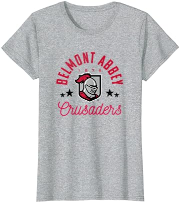 T-shirt de logotipo da Belmont Abbey College Crusaders