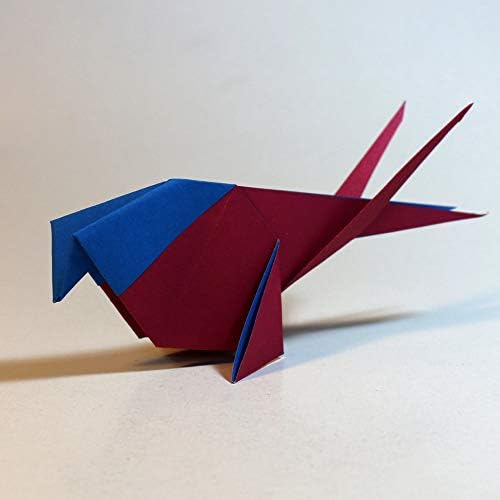 Conjunto de presentes de papel de origami | 100 folhas, quadrado de 6 ”| Coleção de cores contrastantes