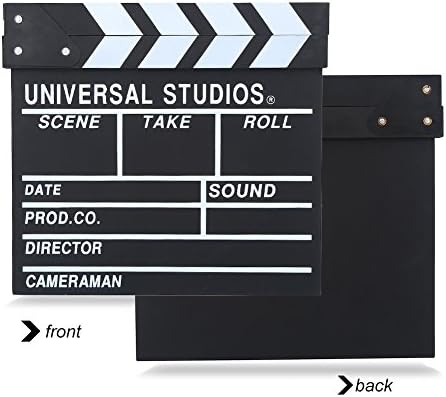 Wooden Director Scene Clapperboard TV Filme Clapper Board Film Cut Prop