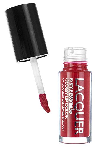 Estilo Essentials Red Punch Lips Lacante - 1 tubo de alto pigmento cor de lábio brilhante