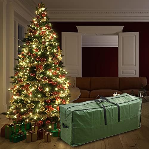 A bolsa de armazenamento de árvore de Natal pode armazenar armazenamento de árvore de Natal para armazenamento doméstico de pó de material durável e bolso com zíper com armazenamento de tecido grande