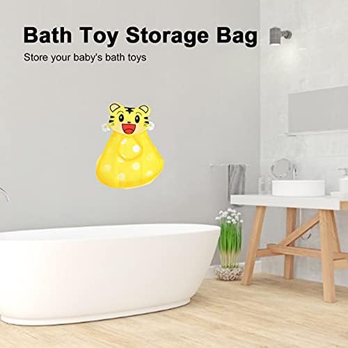 Organizador de brinquedos de banho, lavador de banho reutilizável lavável Hotholder Hothold capa Cloat para brinquedos