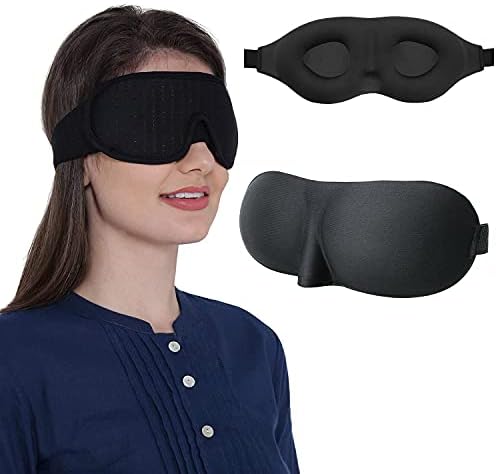 Seja seguro para sempre máscara de olho de espuma macia para dormir para homens e mulheres, cobertura ocular, pasta cega para viajar BEMB124