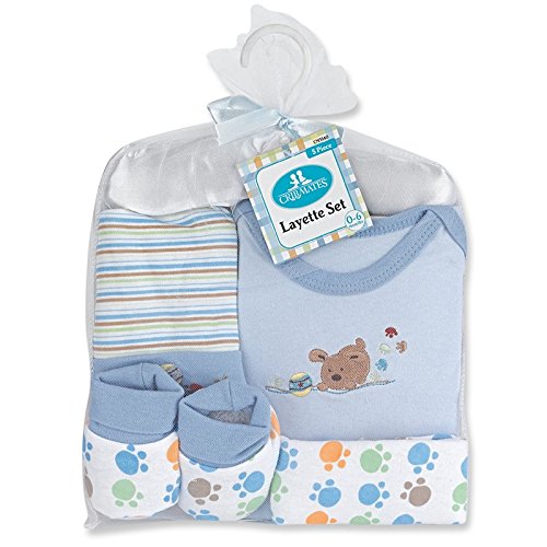 Regent Baby Crib Mates Gift Set CM3540, Azul/Rosa