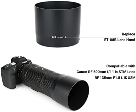 Capô da lente para Canon RF 135mm F1.8 L IS USM e RF 600mm F11 é lente STM, RF 135mm RF 600mm Hap capuz de