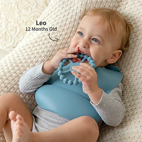 Dentes de silicone samigo para bebês 0-6 6-12 meses Anéis de dentição bebê mastigar brinquedos para