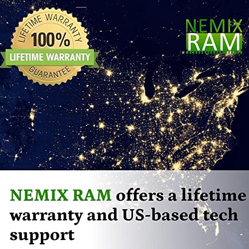 Kit de 128 GB 4x32GB DDR4-3200 PC4-25600 ECC SODIMM 2RX8 Atualização de memória por Nemix Ram