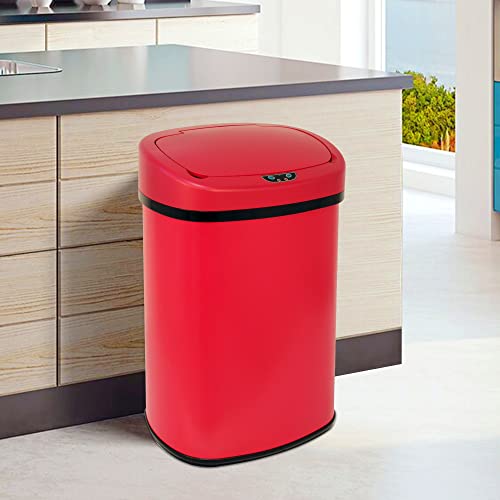 Lixo automático de 13 galões de lixo para cozinha, 50 L de lixo de lixo de movimento infravermelho