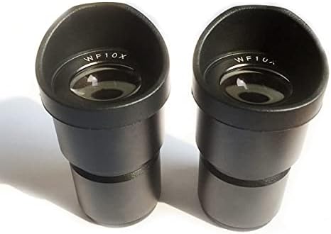Kit de acessórios para microscópio para adultos param de lente óptica de olho de campo largo,