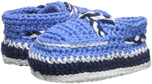 Jefferies Socks Baby Boys 'Hand Crochet Deck Shoe Bootie