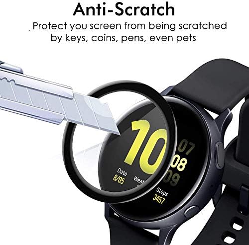 Compatível para o protetor de tela Smartwatch Firyawee, Lamshaw [3 pacote] Cobertura completa TPU Compatível