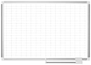 Planejamento branco de apagamento seco magentico de Mastervision, grade de 1 x 2, superfície