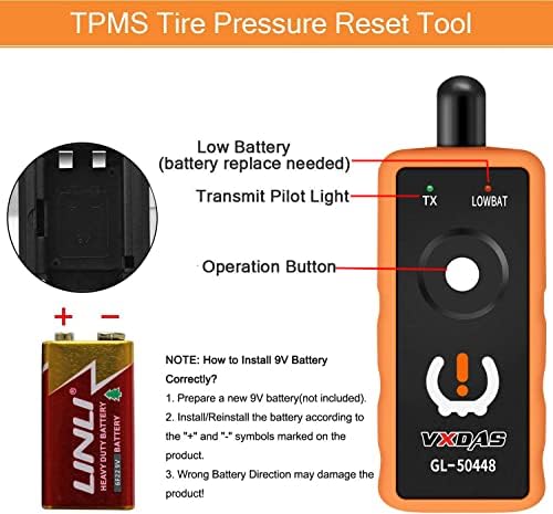 Arozk tpms relearn ferramenta pneu pressão monitor sensor de relevo automaticamente a ferramenta de