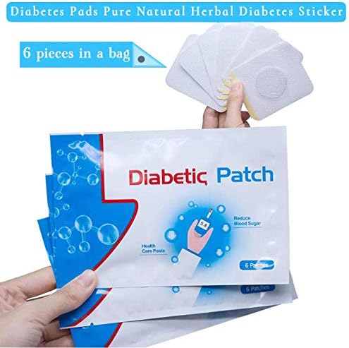 Novas almofadas de diabetes de 60pcs/10bags, adesivo de diabetes de ervas naturais puro