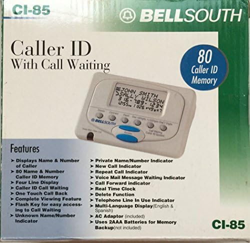 Bellsouth CI-85 ID do chamador com chamada esperando