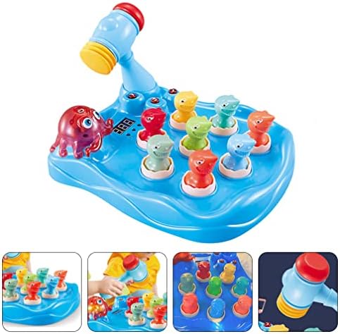 Toyandona Educational Toys Musical 1 Set Whack a Game Bating Bating Game With Sound and Light Hammering Interactive Early Developmental for Home Shop No Battery Musical Musical Toys