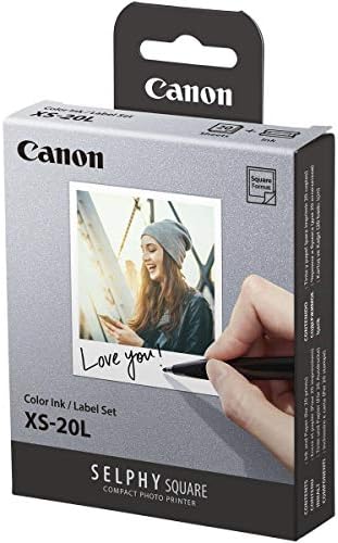 Canon 2 Pack Selphy Color Ink/Label XS-20L Conjunto, 20 folhas