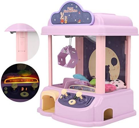 Máquina de garra de Cuei, 6 bonecas lindas luzes aplaudindo a máquina de dispensador de doces de doce musical, máquina