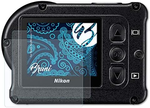 Protetor de tela Bruni Compatível com Nikon Keymission 170 Protetor Film, Crystal Clear Protective Film