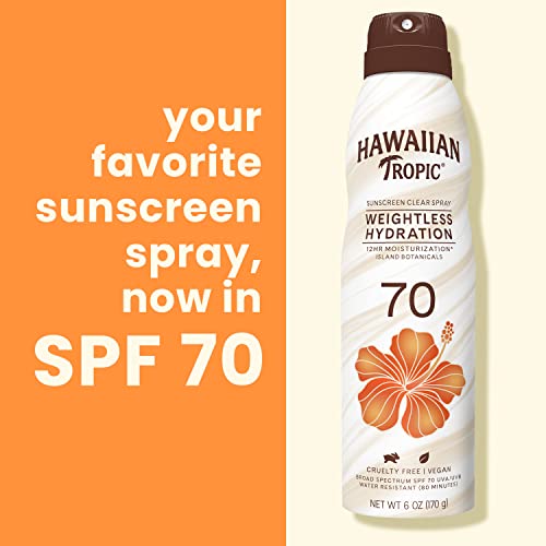 Hadratação solar havaiana Tropic Hidration Spray SPF 70, 6oz | Protetor solar havaiano Tropic SPF 70,