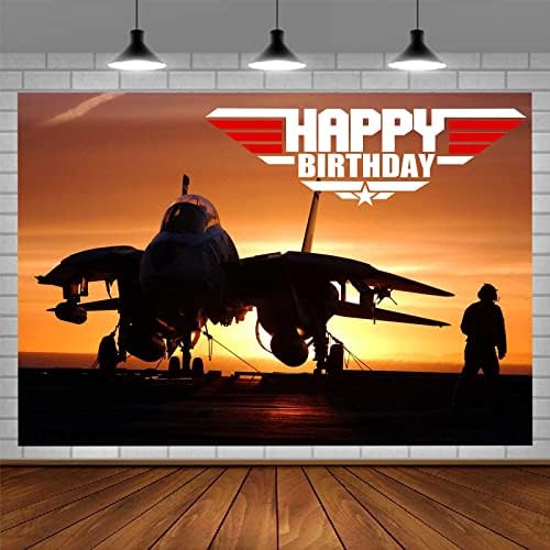 Cenário de caça militar EMDSPR para aniversário, vinil de 7x5 pés, aeronave de aeronaves fotografia fotografia de fotografia para meninos Birthday decoration bolo bolo banner bjzypr120