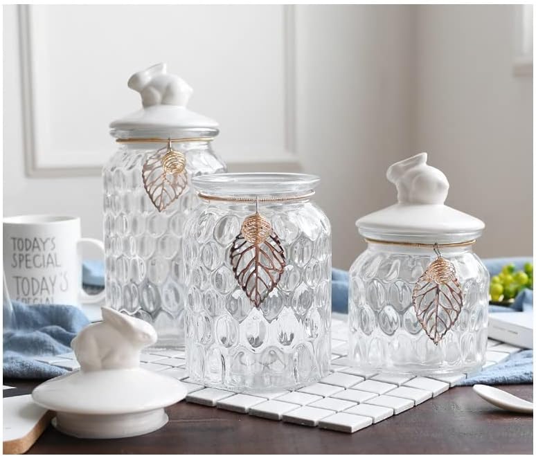 Uysvgf garra de armazenamento de vidro mesa de café transparente oco para folhas decorativas jarra