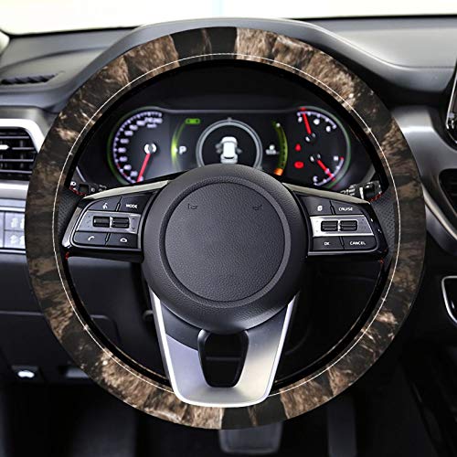Crânios e Death 3D Pattern Neoprene Roda Tampa do volante feminino Gift Car Carro Interior