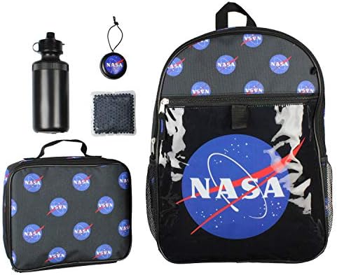 Backpack da mochila da NASA Backpack Bottle Bottle Bottle Shishy Toy Ice Pack 5 PC Mega Conjunto