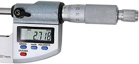 ZLXDP Micrômetro digital 0,001 mm Micrômetro externo eletrônico externo 0-25 mm