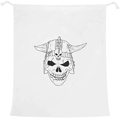 Azeeda 'Viking Skull' Laundry/Lavagem/Bolsa de Armazenamento