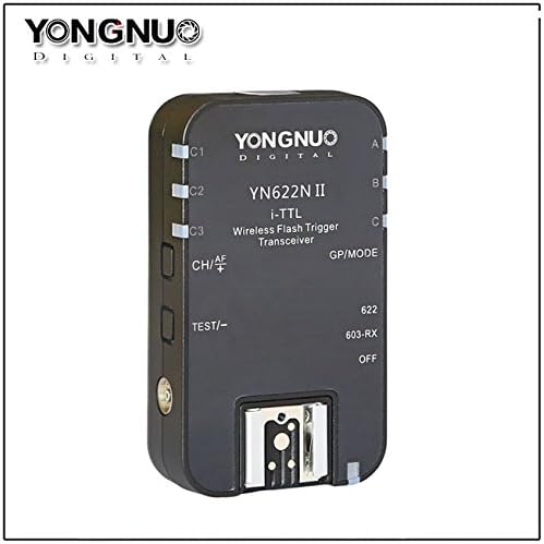 Yongnuo yn622n ii kit yn-622n-tx controlador flash sem fio + yn622n ii gatilho flash gatilho e-ttl transcevier