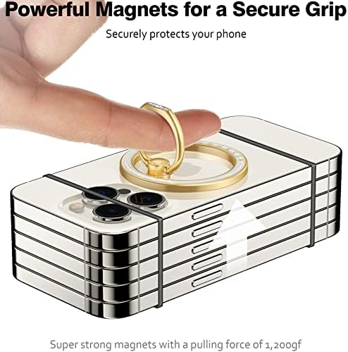 Compatível com o suporte do MagSafe Phone Grip, suporte de anel de telefone de allengel com anel de