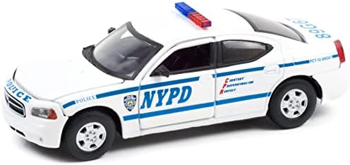 2006 Carregador White New York City Departamento de TV Castle Series 1/43 Diecast Model Car de Greenlight 86603