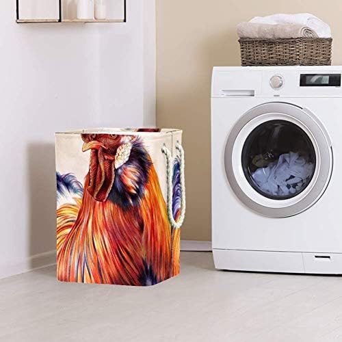 Unicey Cool Rooster impermeável cestas de cesto de lavanderia