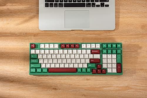 Matcha Red Bean-3087DS 87 teclado mecânico com 85% PBT Keycap, Rollover N-Key, Porta Tipo C
