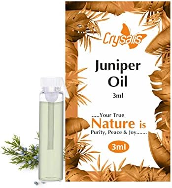 Óleo de Crysalis Thuja | de óleo orgânico de óleo orgânico não diluído e natural não diluído, melhora a dor no corpo, melhorar as fugas da pele, acalma a pele seca- 3ml