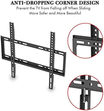 Monitor de aço inoxidável Stand Ajustável Para a maioria das TVs curvas planas de 26 a 5 metros, montagem