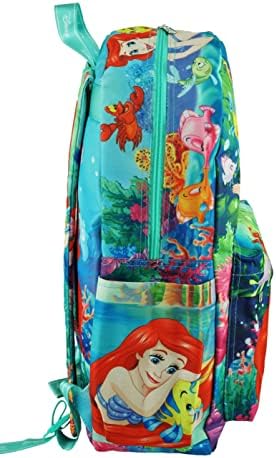Disney The Little Mermaid - Ariel Deluxe Print Geralmente, Backpack de 17,5 com compartimento de laptop