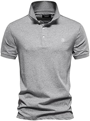 Camisas de pólo masculinas Manga curta Camisa de golfe ao ar livre de esportes rápidos e secos com