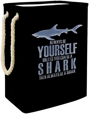 Shark de tubarão grande cesto de roupa de roupa de roupas prejudiciais à prova d'água para cesta de roupas