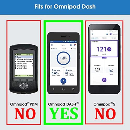 Novo design de silicone de design premium para Omnipod Dash PDM
