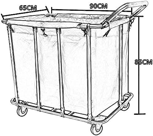 Carrinhos móveis neochy, carrinho de classificação de cesta de lavanderia de carrinho com rodas, cesto de