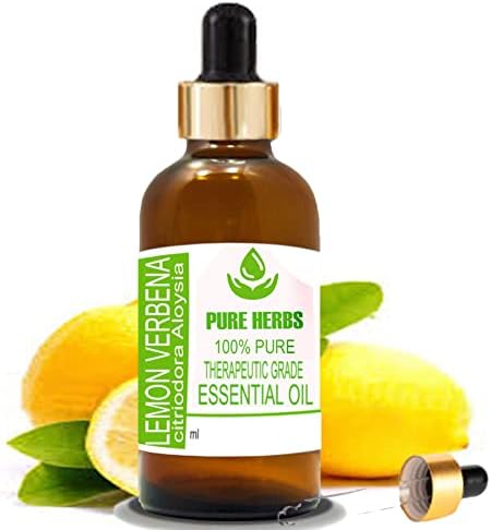 Ervas puras Lemon verbena pura e natural terapeatica óleo essencial com conta -gotas 15ml